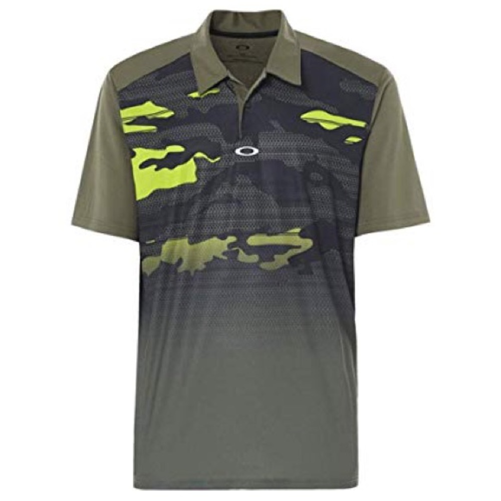 Oakley Deep Rough Camo golf polo - Dark Brush
